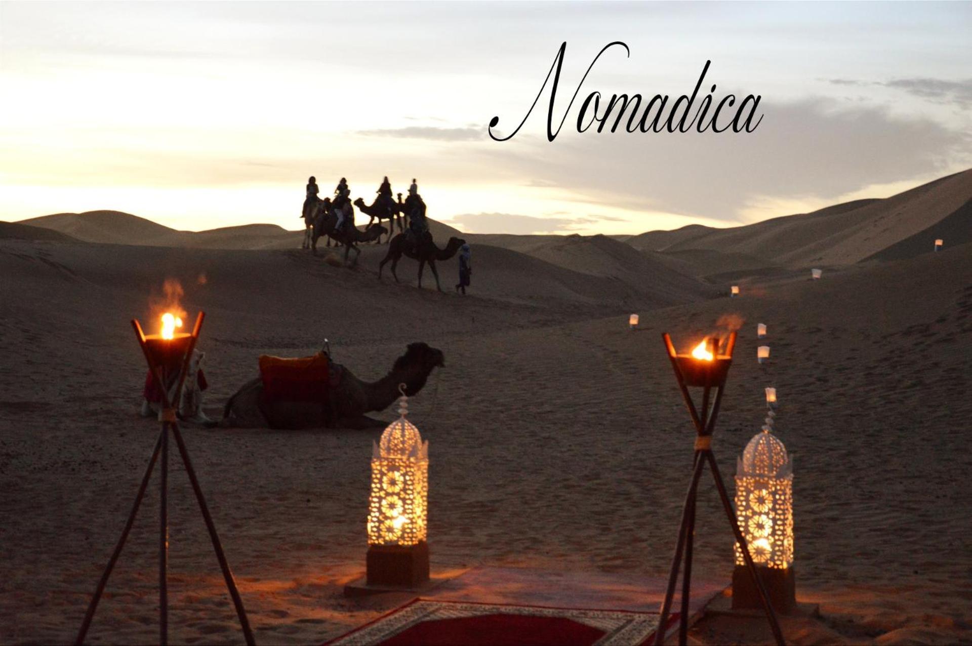 Hotel Nomadica Luxury Camp Merzouga Exterior foto
