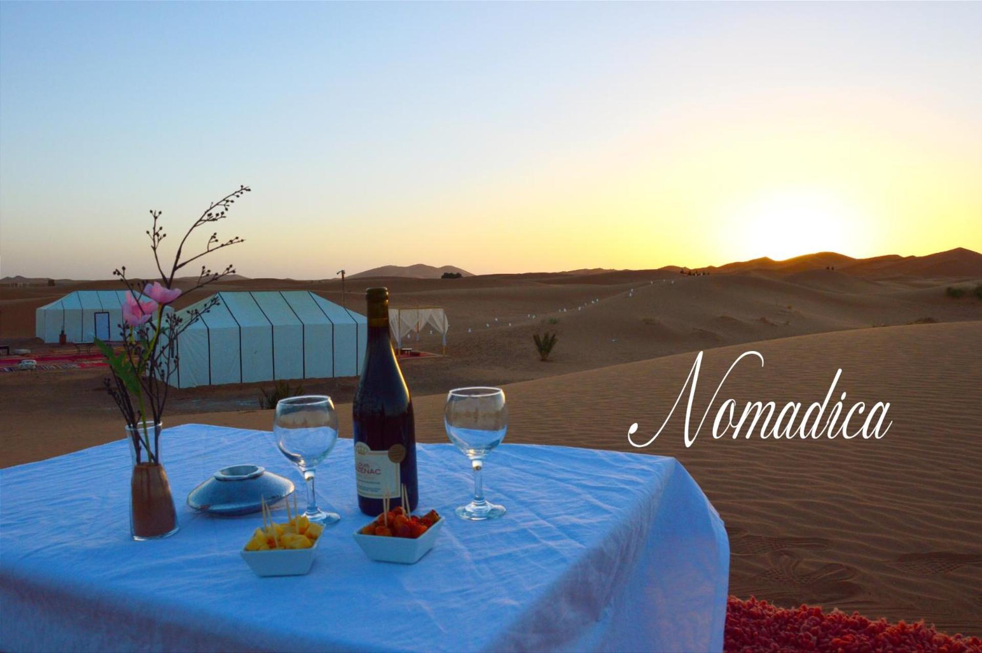 Hotel Nomadica Luxury Camp Merzouga Exterior foto